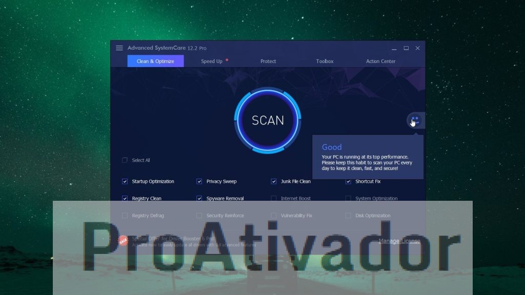 Advanced SystemCare Pro 19 Crackeado 19.0.1 Chave de Ativação​