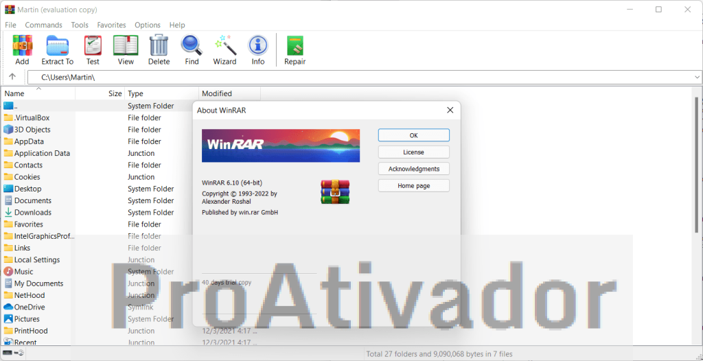 Baixar WinRAR Crackeado 7.13 64-Bits Português Ativado​ 2026​
