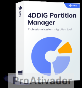 4DDiG Partition Manager Crackeado 3.9.2 Baixar Grátis PT-BR