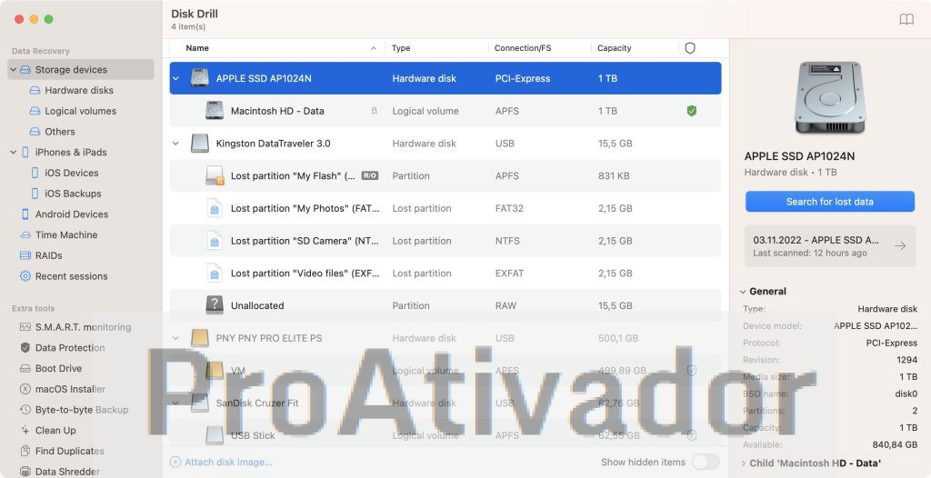 Disk Drill Cracked 6.1.1162 Codigo Ativação​ 2026 Baixar