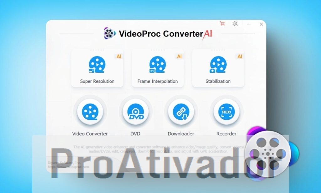 VideoProc Converter AI 8.5 Crackeado Baixar Português PT-BR
